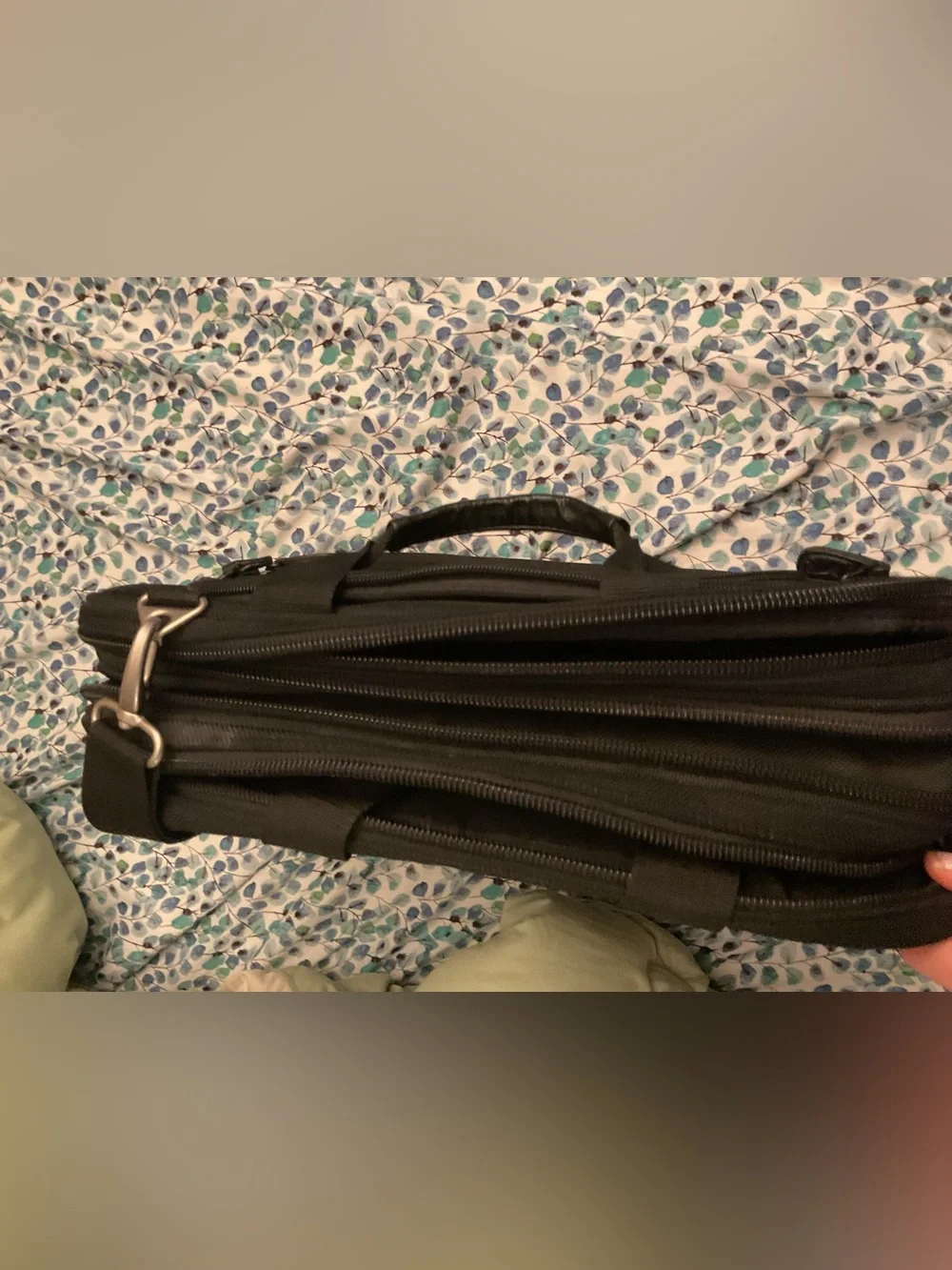 Black Laptop Messenger Bag